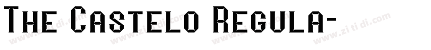 The Castelo Regula字体转换